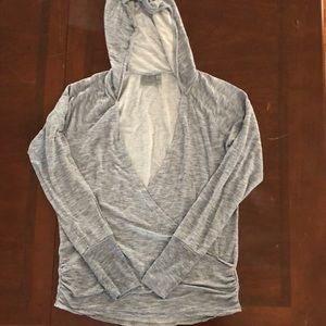 Athleta wrap hooded sweatshirt size M